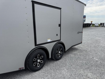 New 2025 Homesteader Champion 8.5'x24' Silver Blackout Enclosed Trailer