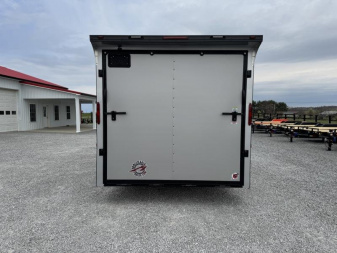 New 2025 Homesteader Champion 8.5'x24' Silver Blackout Enclosed Trailer