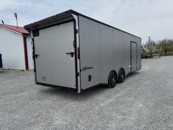 New 2025 Homesteader Champion 8.5'x24' Silver Blackout Enclosed Trailer