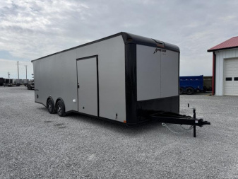 New 2025 Homesteader Champion 8.5'x24' Silver Blackout Enclosed Trailer