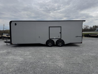 New 2025 Homesteader Champion 8.5'x24' Silver Blackout Enclosed Trailer