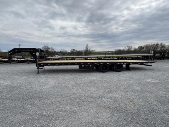 New 2025 Load Trail 32' Hydraulic Dovetail Gooseneck Equipment Trailer
