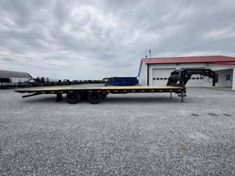 New 2025 Load Trail 32' Hydraulic Dovetail Gooseneck Equipment Trailer