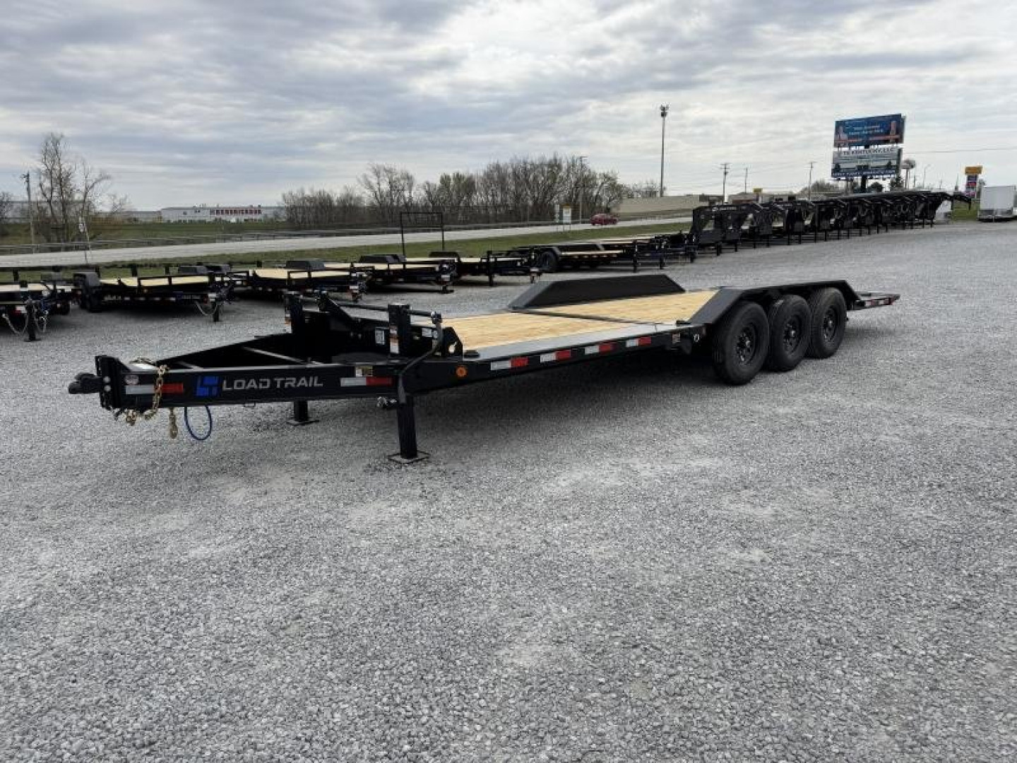 New 2026 Load Trail 102"x24' 21,000# Tri Axle Tilt Equipment Trailer