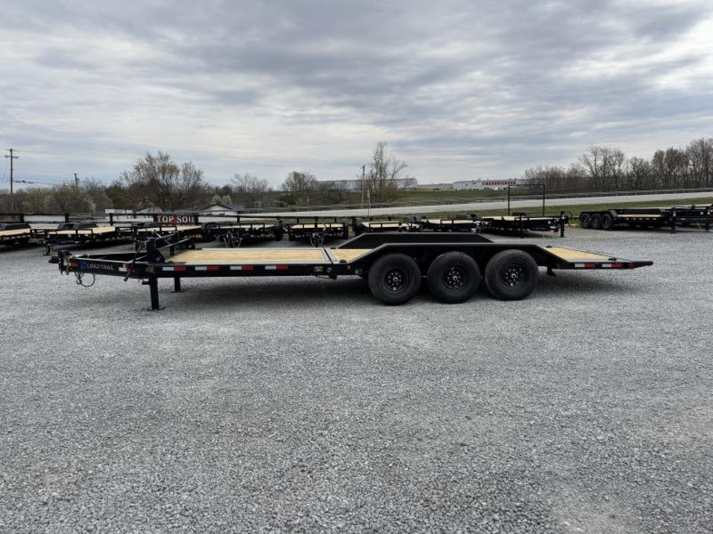 New 2026 Load Trail 102"x24' 21,000# Tri Axle Tilt Equipment Trailer