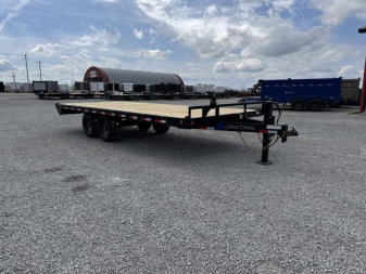 New 2025 Load Trail 102 x20' Deckover Bumper Pull Equipment Trailer