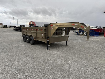 New 2025 Load Trail 83 x16' 21,000# Telescopic Lift Dump Trailer
