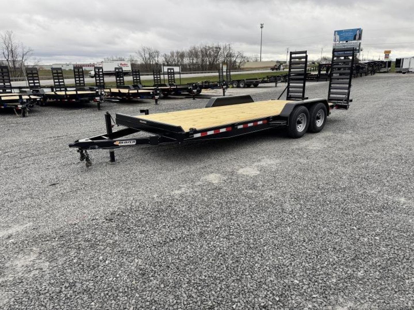 New 2026 Blazer 82"x20' 10K Wood Floor Equipment Trailer