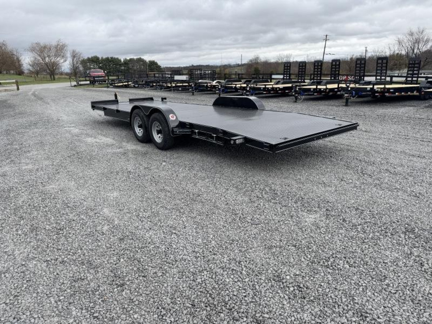 New 2026 Blazer 82"x24' 10K Steel Floor Deluxe Car Hauler