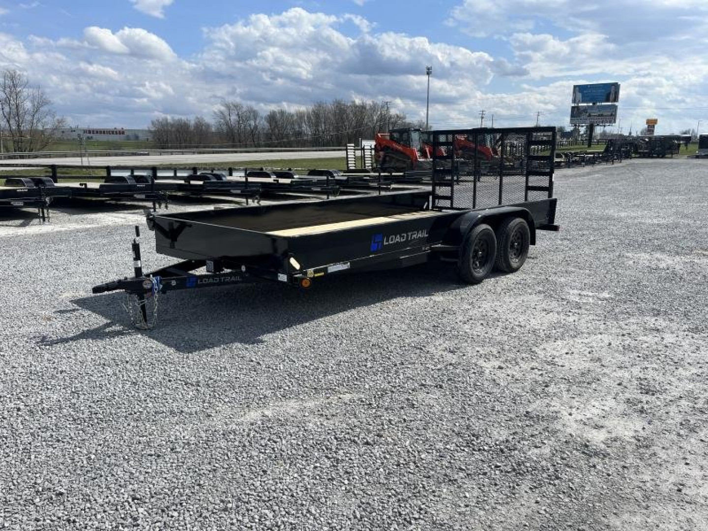 New 2025 Load Trail 83"x16' Tandem Utility Trailer w/Solid Sides