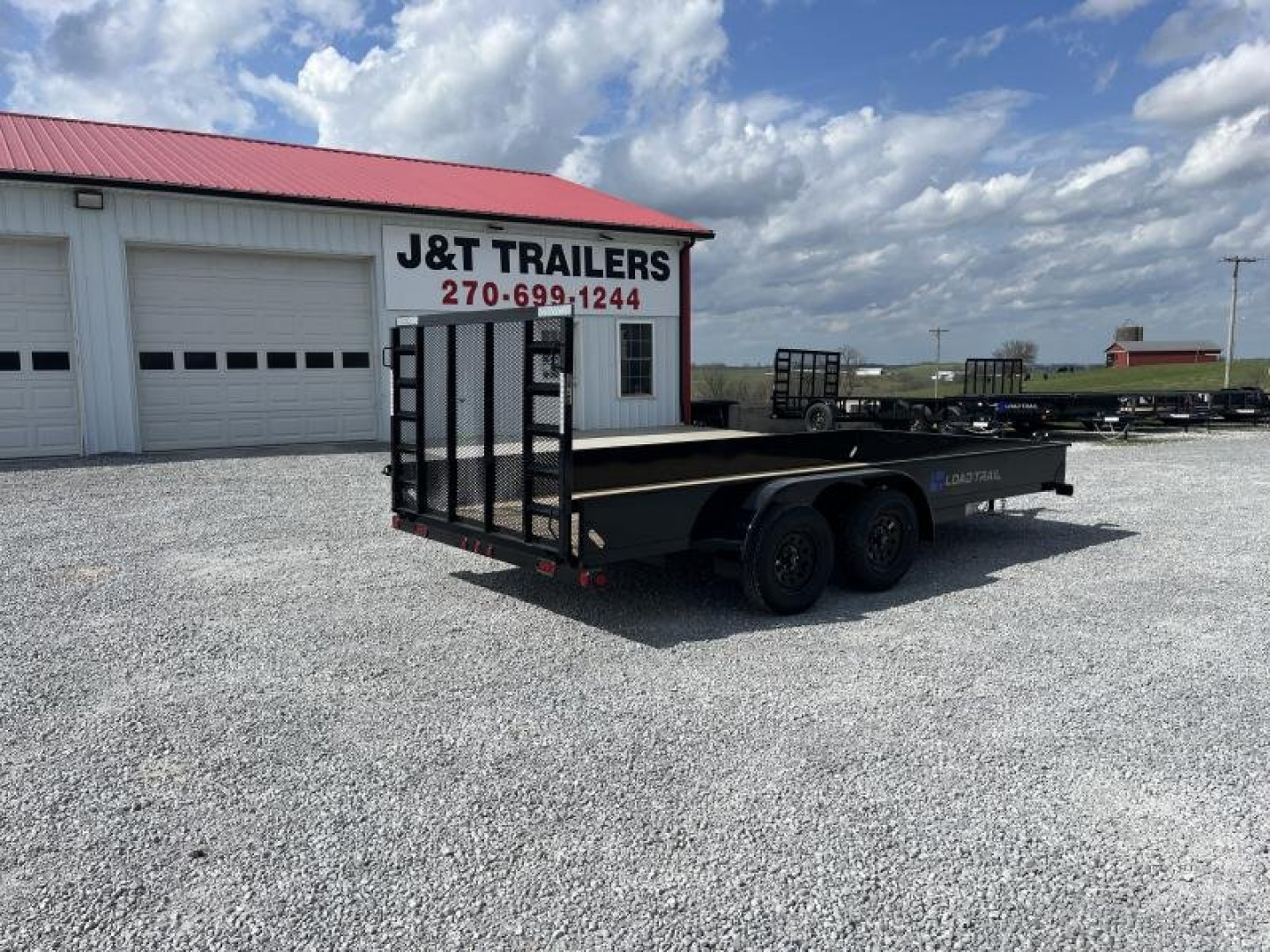 New 2025 Load Trail 83"x16' Tandem Utility Trailer w/Solid Sides