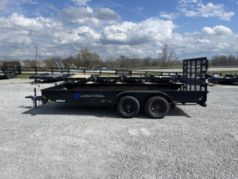 New 2025 Load Trail 83"x16' Tandem Utility Trailer w/Solid Sides