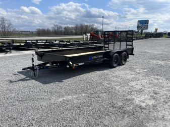New 2025 Load Trail 83"x16' Tandem Utility Trailer w/Solid Sides