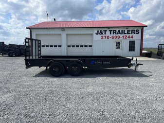 New 2025 Load Trail 83"x16' Tandem Utility Trailer w/Solid Sides