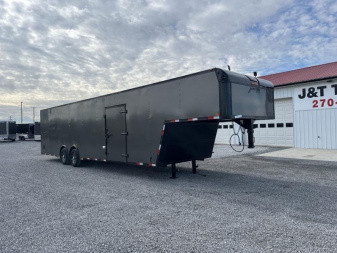 New 2024 Homesteader Trailers 8.5'x38' Champion Series Tandem Axle Gooseneck w/Blackout Package