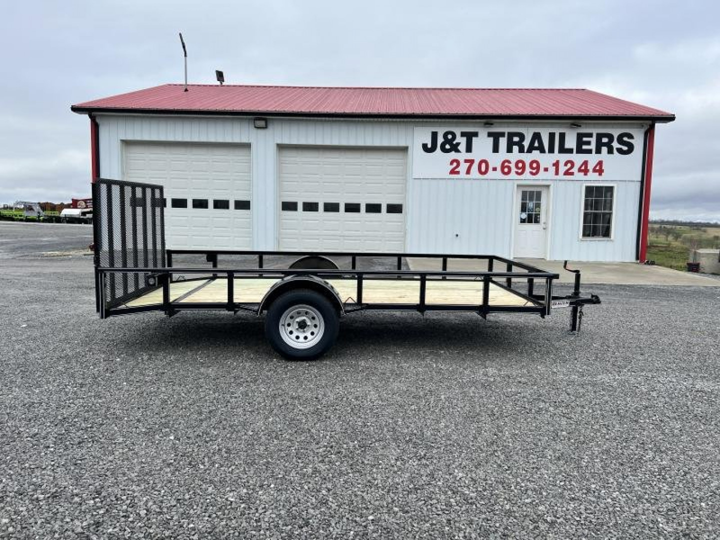 New 2025 Blazer 6.5'x14' Single Axle Utility Trailer