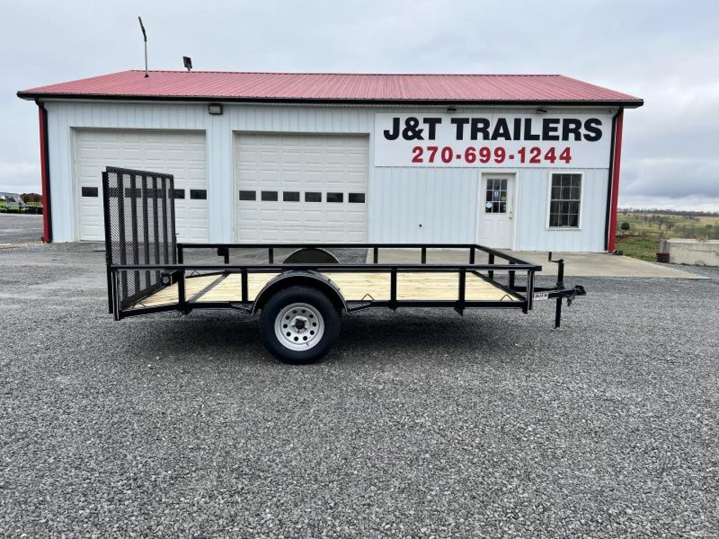 New 2025 Blazer 6.5'x12' Single Axle Utility Trailer