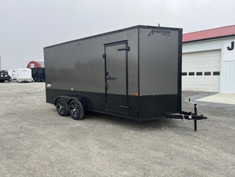 New 2024 Homesteader 7'x16' V-Nose Intrepid OHV Polycor Enclosed Cargo Trailer
