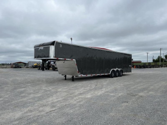 New 2024 Homesteader 8.5'x38' Champion Tri-Axle Gooseneck Enclosed Trailer