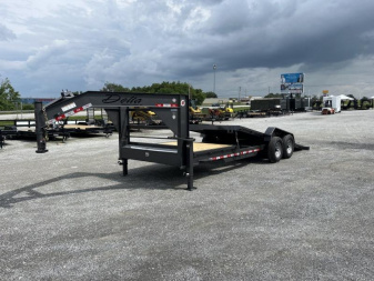 New 2025 Delta Trailers 22ft 14,000# Gooseneck Tilt Trailer