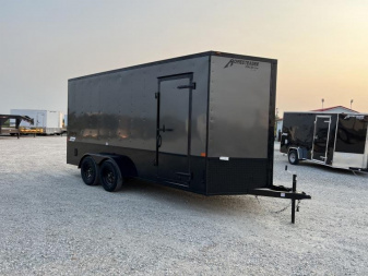 New 2024 Homesteader 7'x16' Blackout Enclosed Cargo Trailer