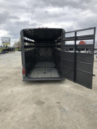 New 2025 Delta Trailers 16ft Gooseneck Livestock Trailer *Extra Height* Stock / Stock Combo Trailer