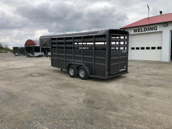 New 2025 Delta Trailers 16ft Gooseneck Livestock Trailer *Extra Height* Stock / Stock Combo Trailer