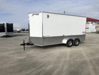 New 2025 Homesteader 7'x16' OHV V-Nose Intrepid Enclosed Cargo Trailer