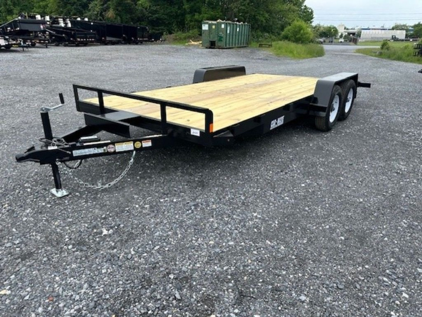 New 2025 Car Mate Trailers Full Treated Plank Deck CM818A-CT/W