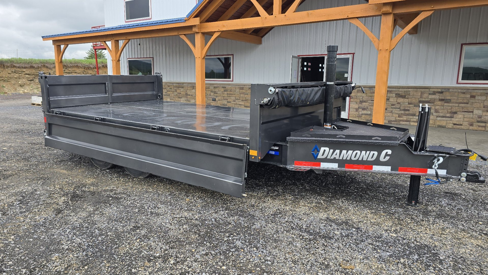 New Diamond C Trailers Deckover Dump Trailer / 14,9k GVWR / 96"x14'