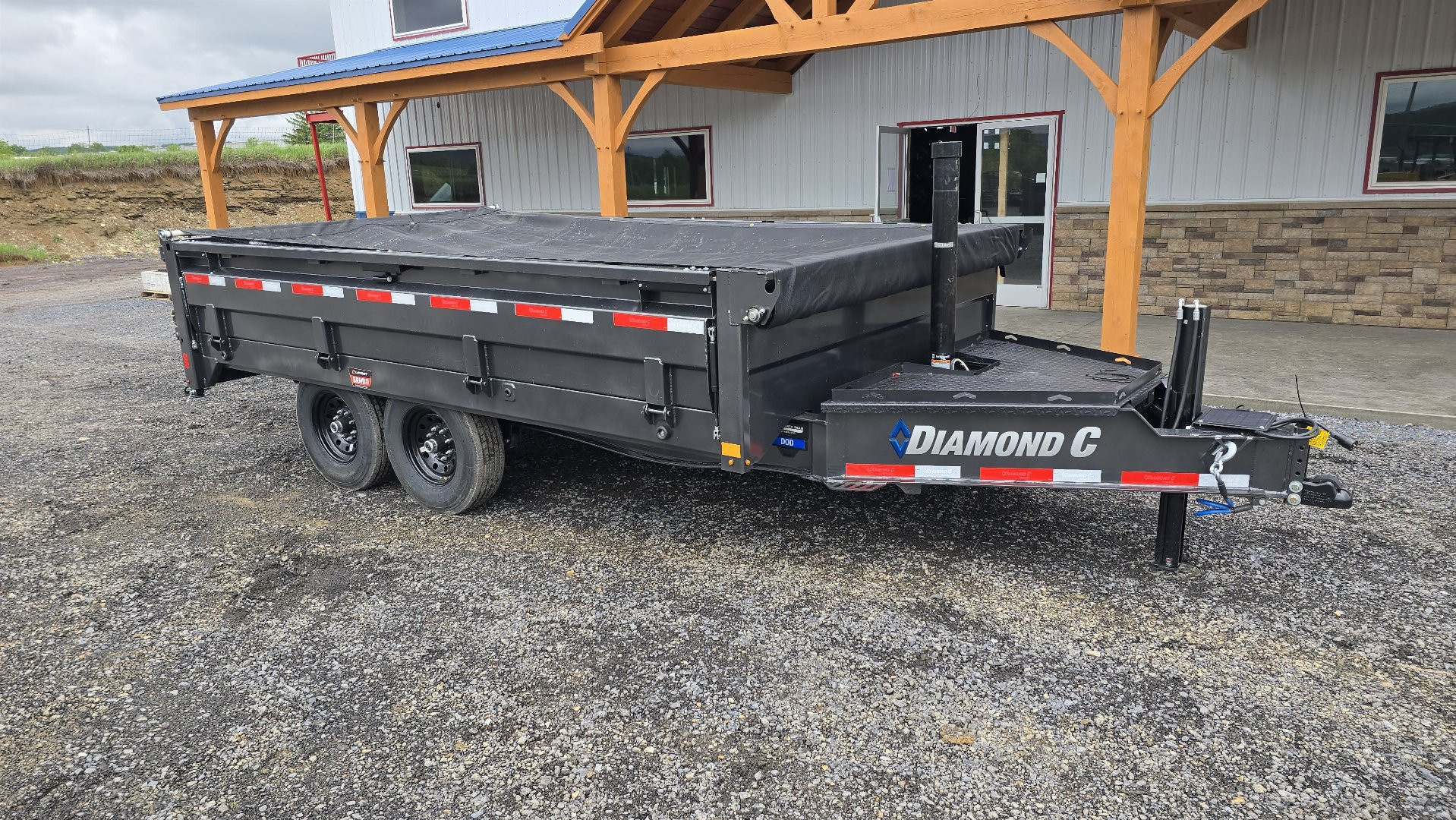 New Diamond C Trailers Deckover Dump Trailer / 14,9k GVWR / 96"x14'