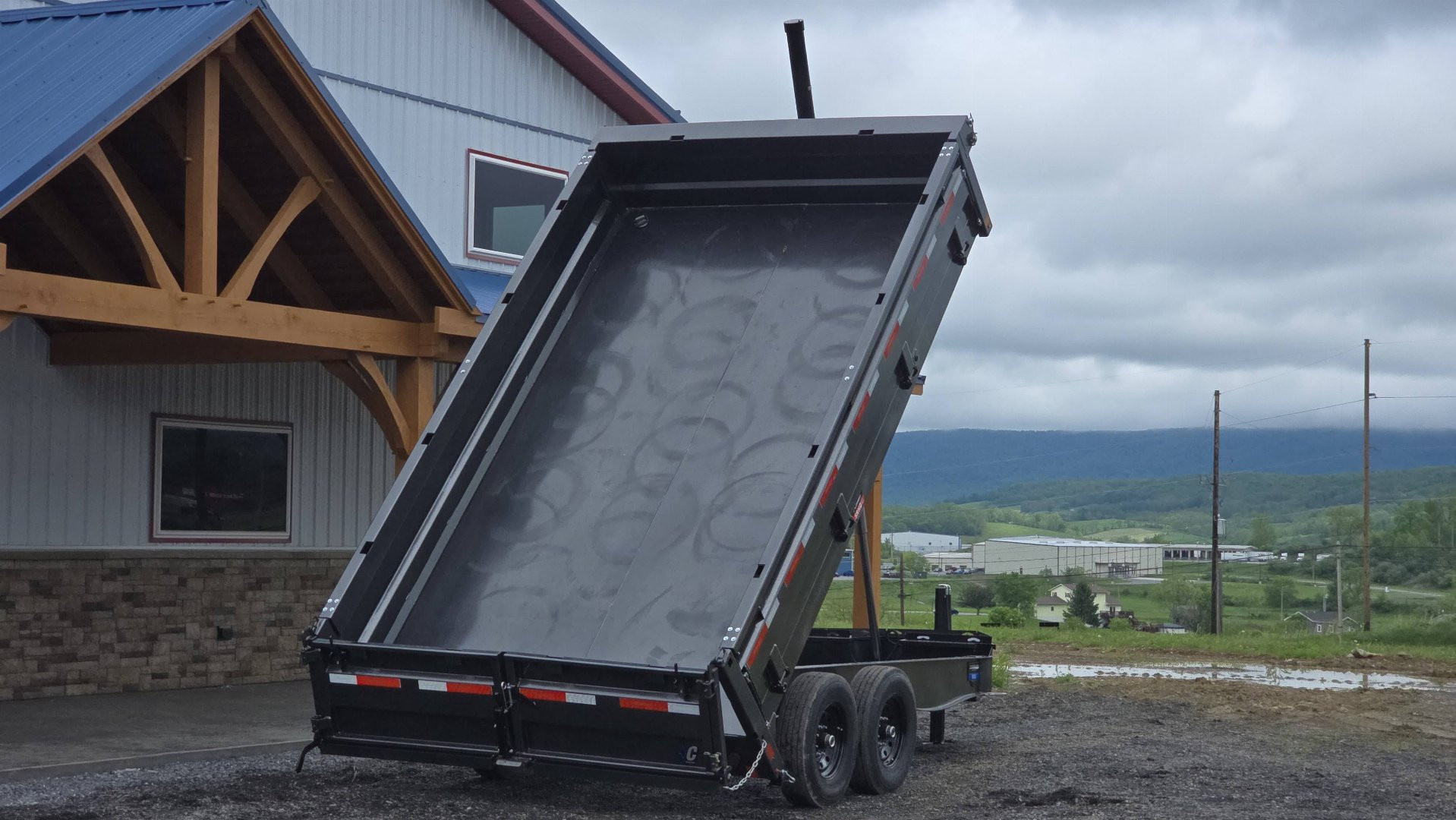 New Diamond C Trailers Deckover Dump Trailer / 14,9k GVWR / 96"x14'