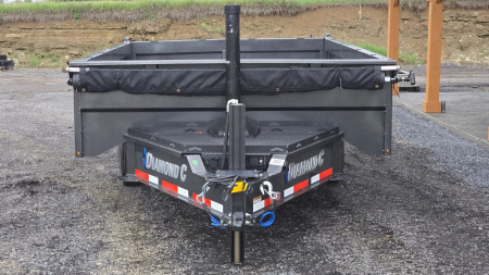New Diamond C Trailers Deckover Dump Trailer / 14,9k GVWR / 96"x14'