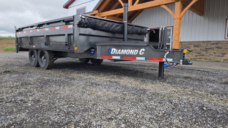 New Diamond C Trailers Deckover Dump Trailer / 14,9k GVWR / 96"x14'