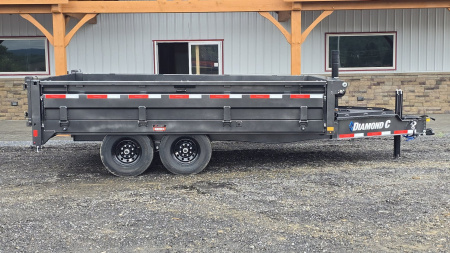 New Diamond C Trailers Deckover Dump Trailer / 14,9k GVWR / 96"x14'