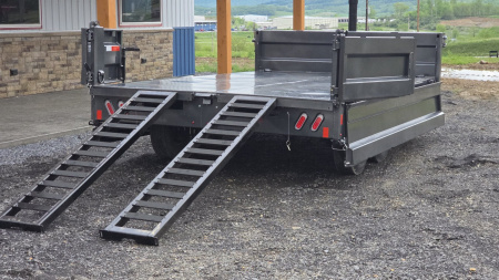 New Diamond C Trailers Deckover Dump Trailer / 14,9k GVWR / 96"x14'