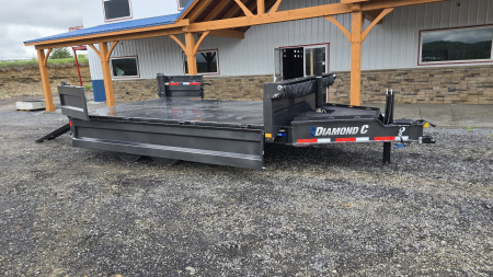 New Diamond C Trailers Deckover Dump Trailer / 14,9k GVWR / 96"x14'