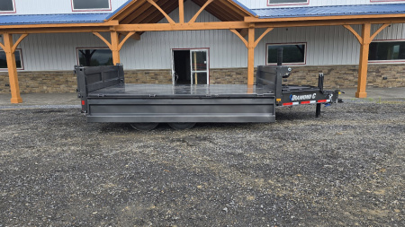 New Diamond C Trailers Deckover Dump Trailer / 14,9k GVWR / 96"x14'