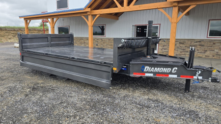 New Diamond C Trailers Deckover Dump Trailer / 14,9k GVWR / 96"x14'