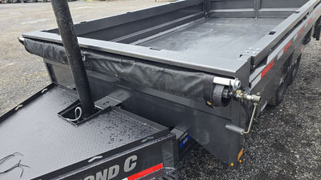 New Diamond C Trailers Deckover Dump Trailer / 14,9k GVWR / 96"x14'