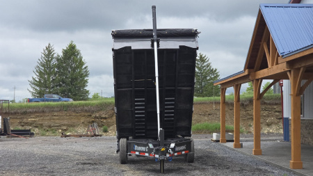 New Diamond C Trailers Deckover Dump Trailer / 14,9k GVWR / 96"x14'