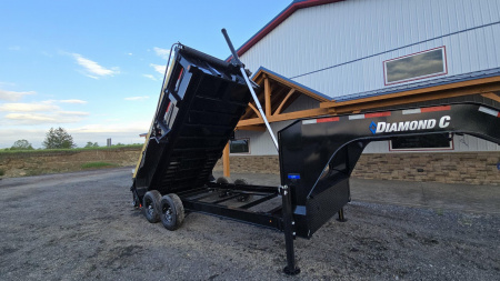 New Diamond C GN Dump Trailer / 14.9K GVWR / 82"x14'