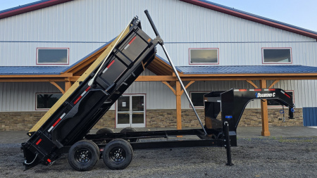 New Diamond C GN Dump Trailer / 14.9K GVWR / 82 x14'