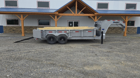 New Diamond C GN Dump Trailer / 14.9K GVWR / 82 x16'