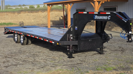 New Diamond C Equip. Trailer /25K GVWR / 102"x30'