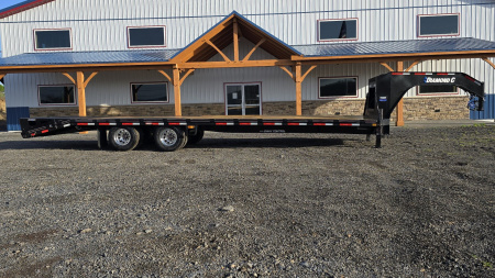 New Diamond C Equip. Trailer /25K GVWR / 102"x30'