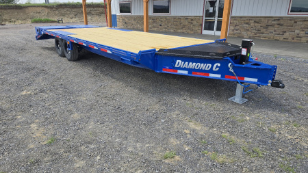 New Diamond C Equip. Trailer / 14.9K GVWR / 102 x24'