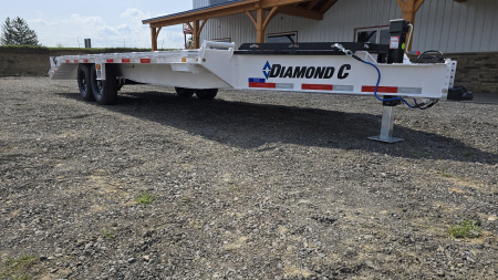 New Diamond C Equip. Trailer / 14.9K GVWR / 102"x22'