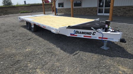 New Diamond C Equip. Trailer / 14.9K GVWR / 102"x22'