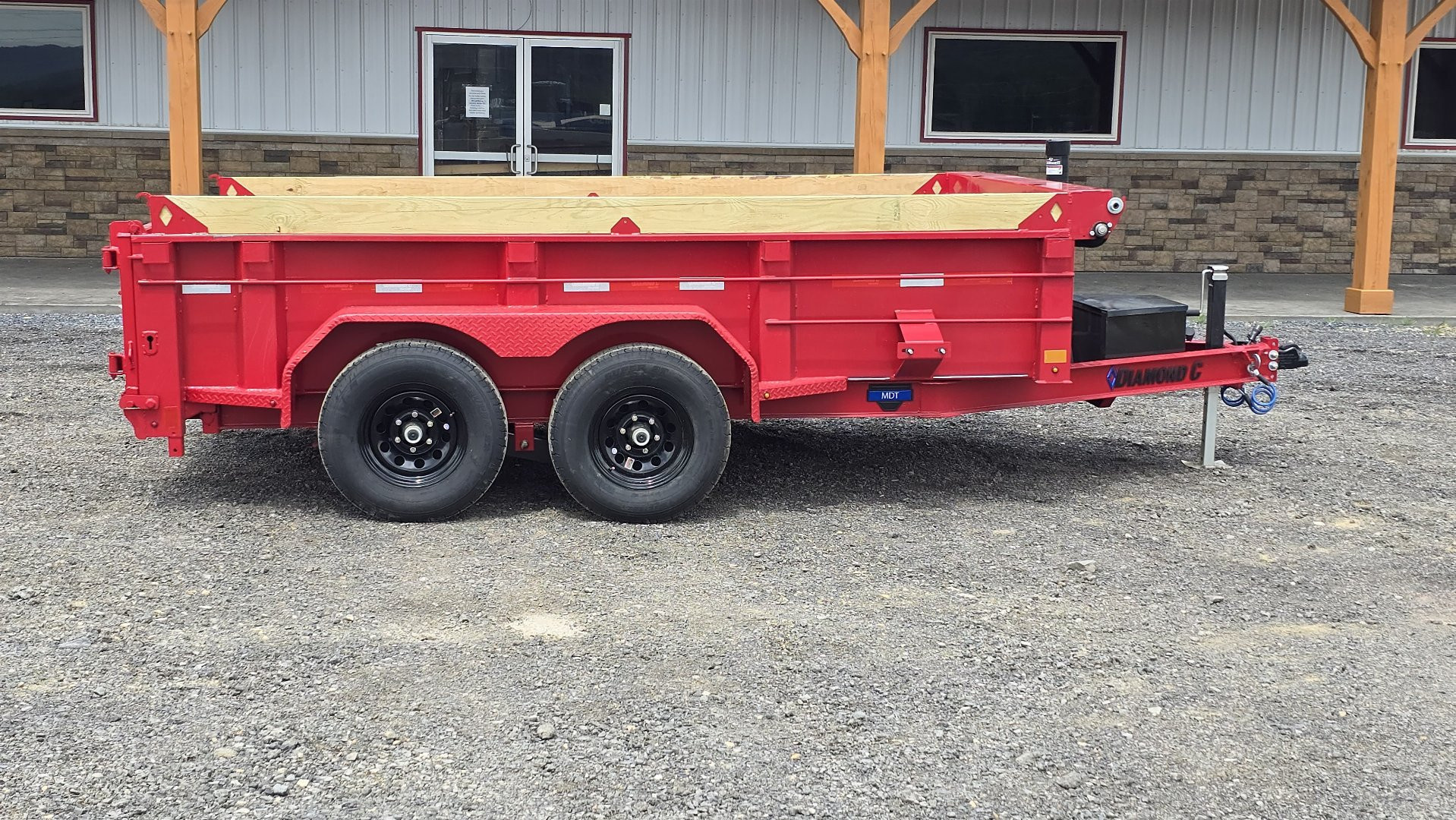 New Diamond C Trailers Dump Trailer /9.8K GVWR / 77"x12' / Tarp Kit